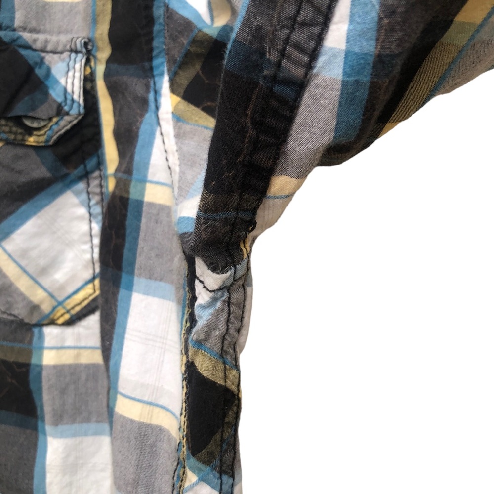 Bke Plaid Oxford Shirt size XL - Picture 4 of 11
